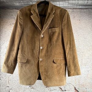 Men's Classic Corduroy Blazer in Tan U.S. size 42   C66